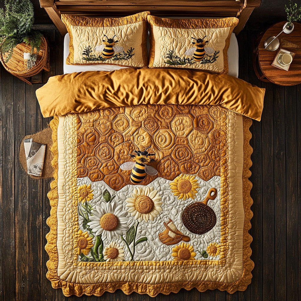 Sunshine Hive WY2403107CL Duvet Cover Set