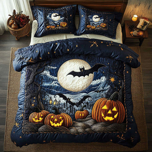 Midnight Pumpkins WY1207058CL Duvet Cover Set
