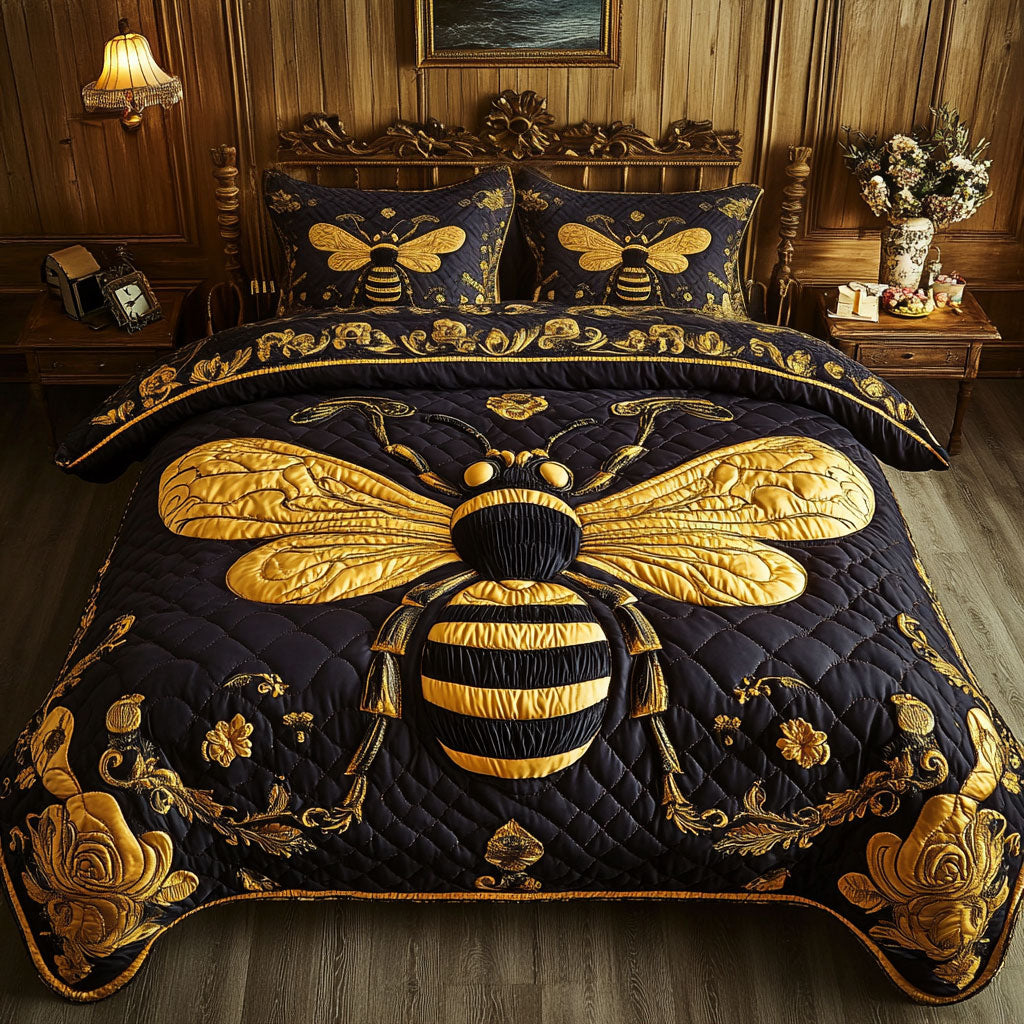 The Golden Hive CM1704009CL Duvet Cover Set