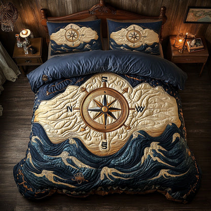 Nautical Compass CM1504011CL Duvet Cover Set