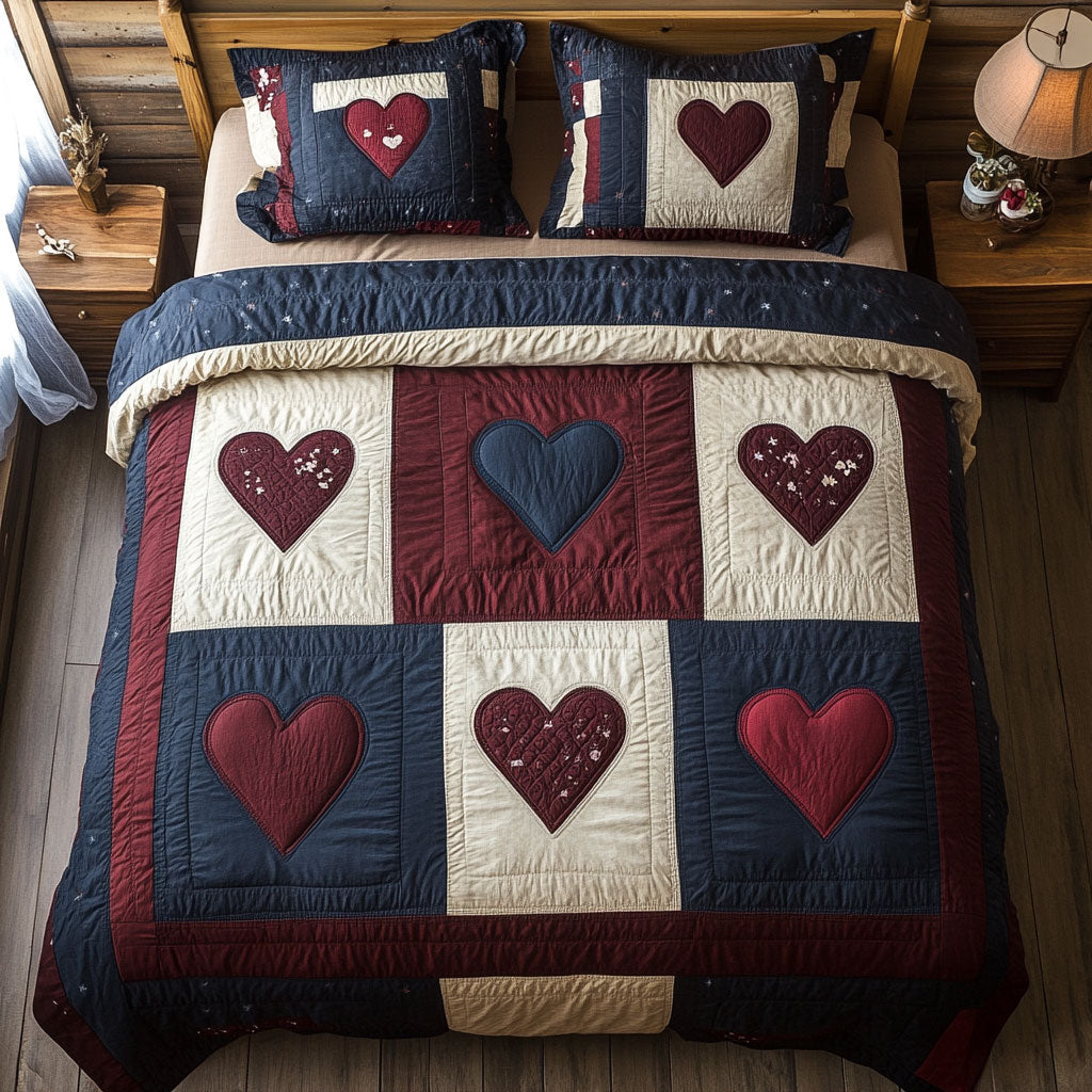 Hearts WY1402074CL Duvet Cover Set