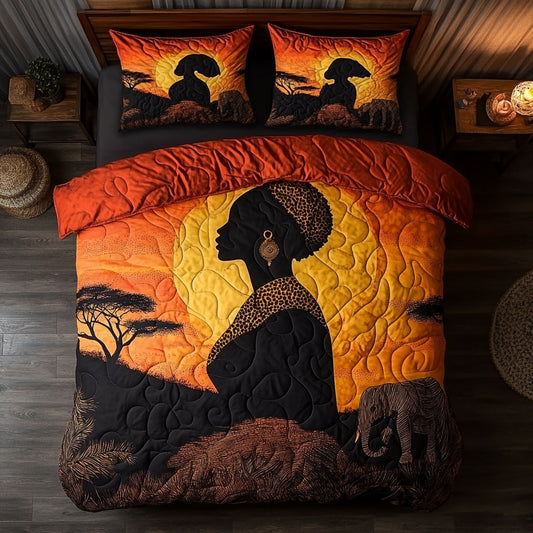 Sunset Silhouette WY0703076CL Duvet Cover Set