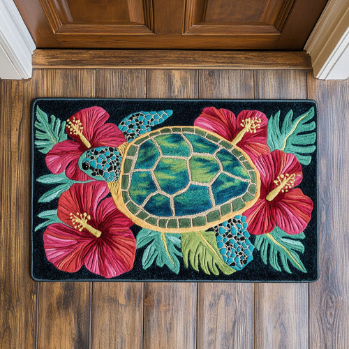 Hibiscus Turtle CW0609047CL Doormat