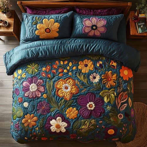 Beautiful Flower Garden WY0503004CL Duvet Cover Set