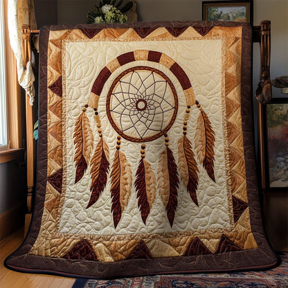 Native Feather Dreamcatcher WY0503121CL Quilt