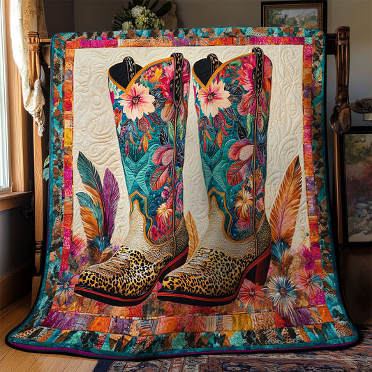 Feather Cowboy Boots WY2201064CL Quilt