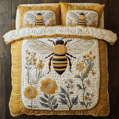 Spring Blossom Bee WY1607047CL Duvet Cover Set