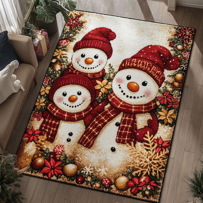 Snowman Love CW1508033CL Area Rug