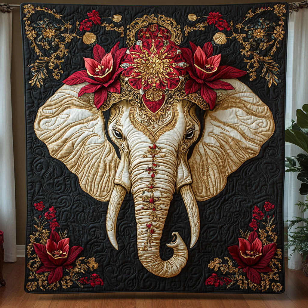 The Seraphic Elephant WY0906024CL Quilt