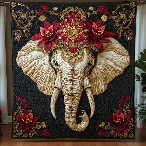 The Seraphic Elephant WY0906024CL Quilt
