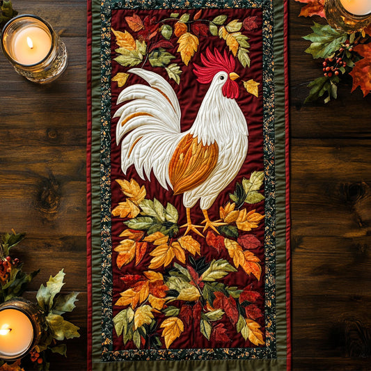 Bold as a Rooster CM1305043CL Quilted Table Runner