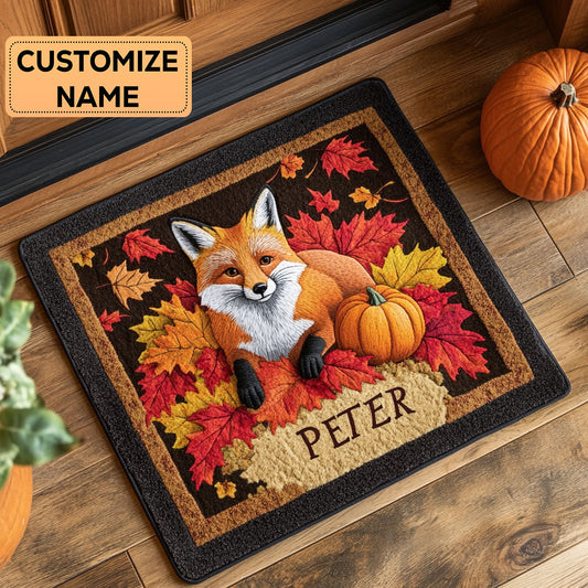 Harvest Fox CP2808098CL Personalized Doormat