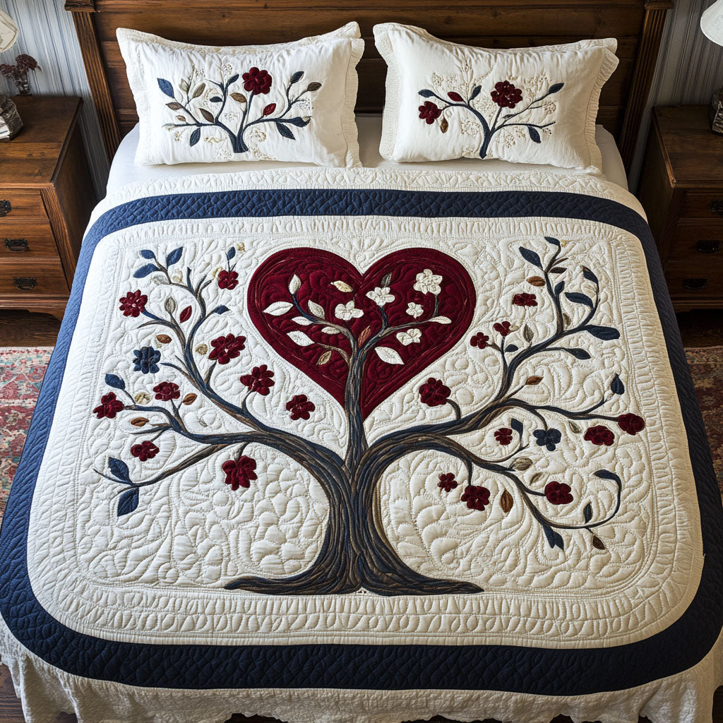 Heart And Tree WY1402063CL Duvet Cover Set