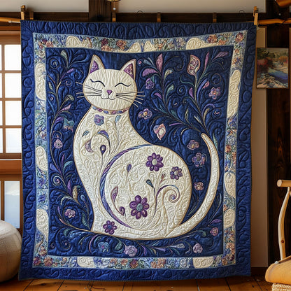 Royal Blue Whiskers WY1003012CL Quilt