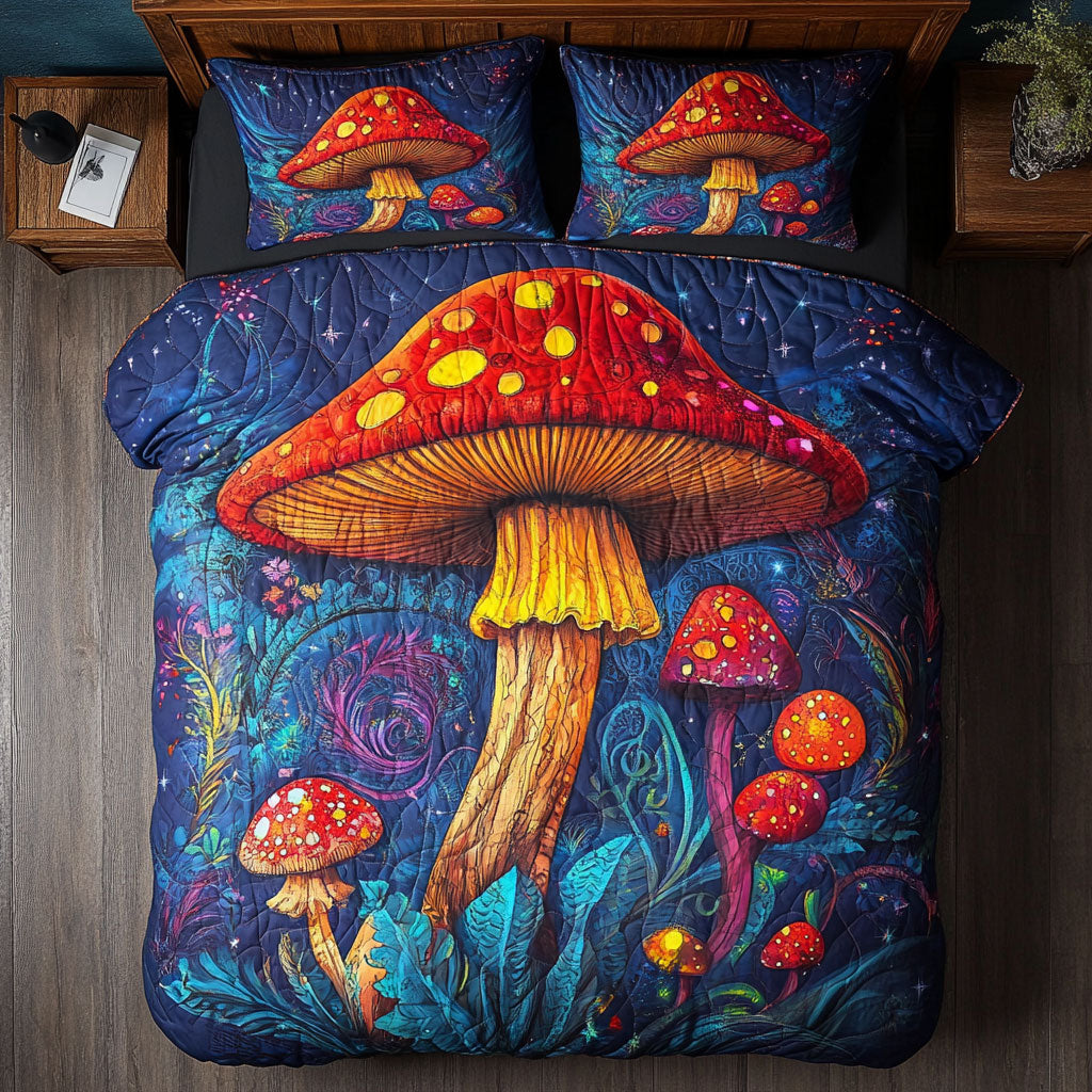 Mystic Mushroom Forest WY1402105CL Duvet Cover Set