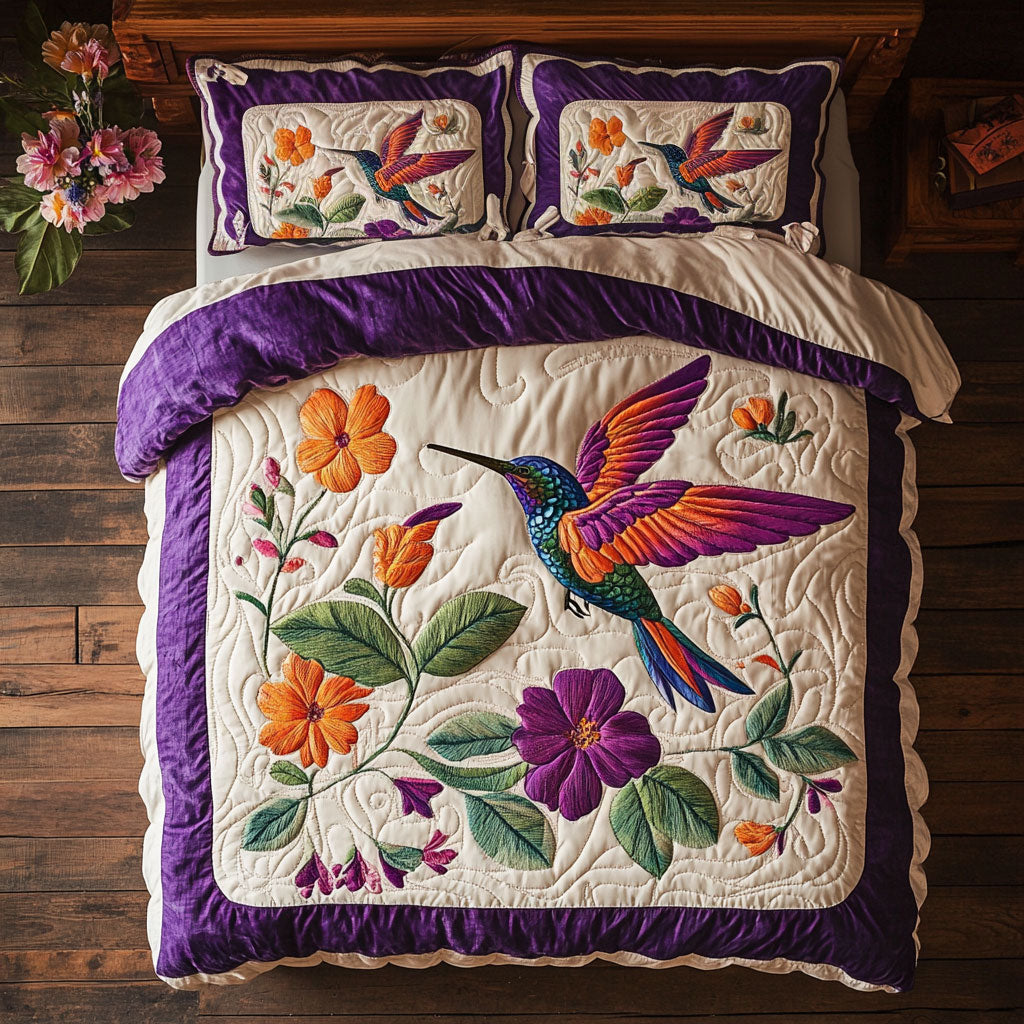 Hummingbird Garden WY2605010CL Duvet Cover Set
