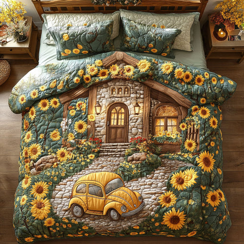 Sunflower Cottage WY1703069CL Duvet Cover Set