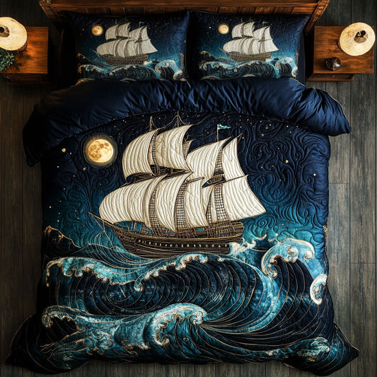 Nighttime Sail WY1104021CL Duvet Cover Set