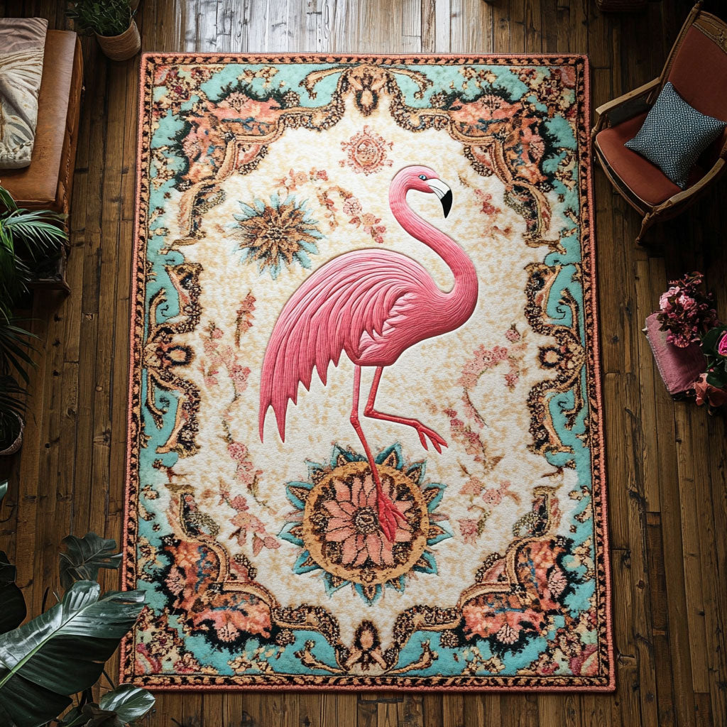 Flamingo Charm CW2608067CL Area Rug