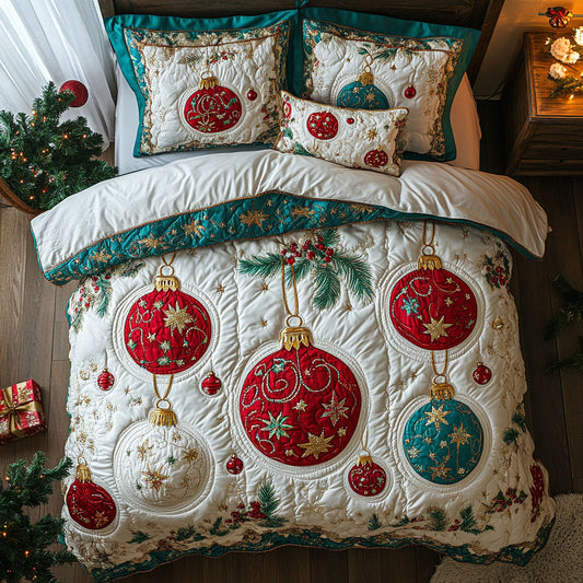 Christmas Balls WY1703047CL Duvet Cover Set