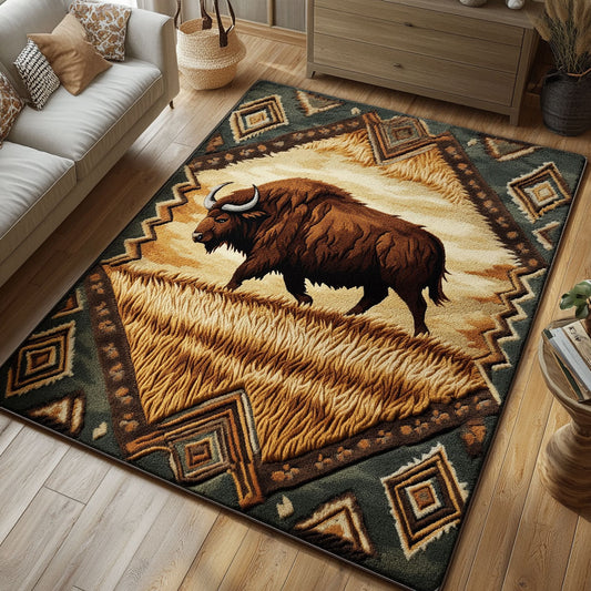 Majestic Bison WJ2508069CL Area Rug