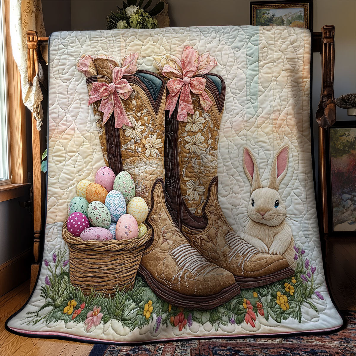 Easter Boots WY1703106CL Quilt