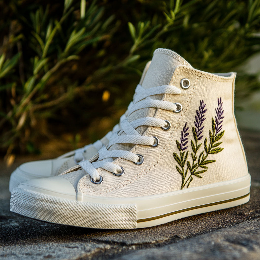 Lavender Breeze WJ0309002CL Canvas High-Tops