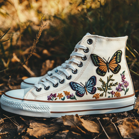 Nature's Muse WJ0409002CL Canvas High-Tops