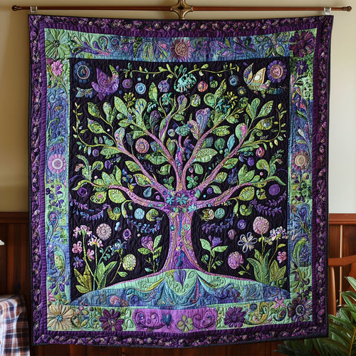 Midnight Tree WY1002106CL Quilt