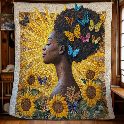 Sunflower Spirit WY1103056CL Quilt