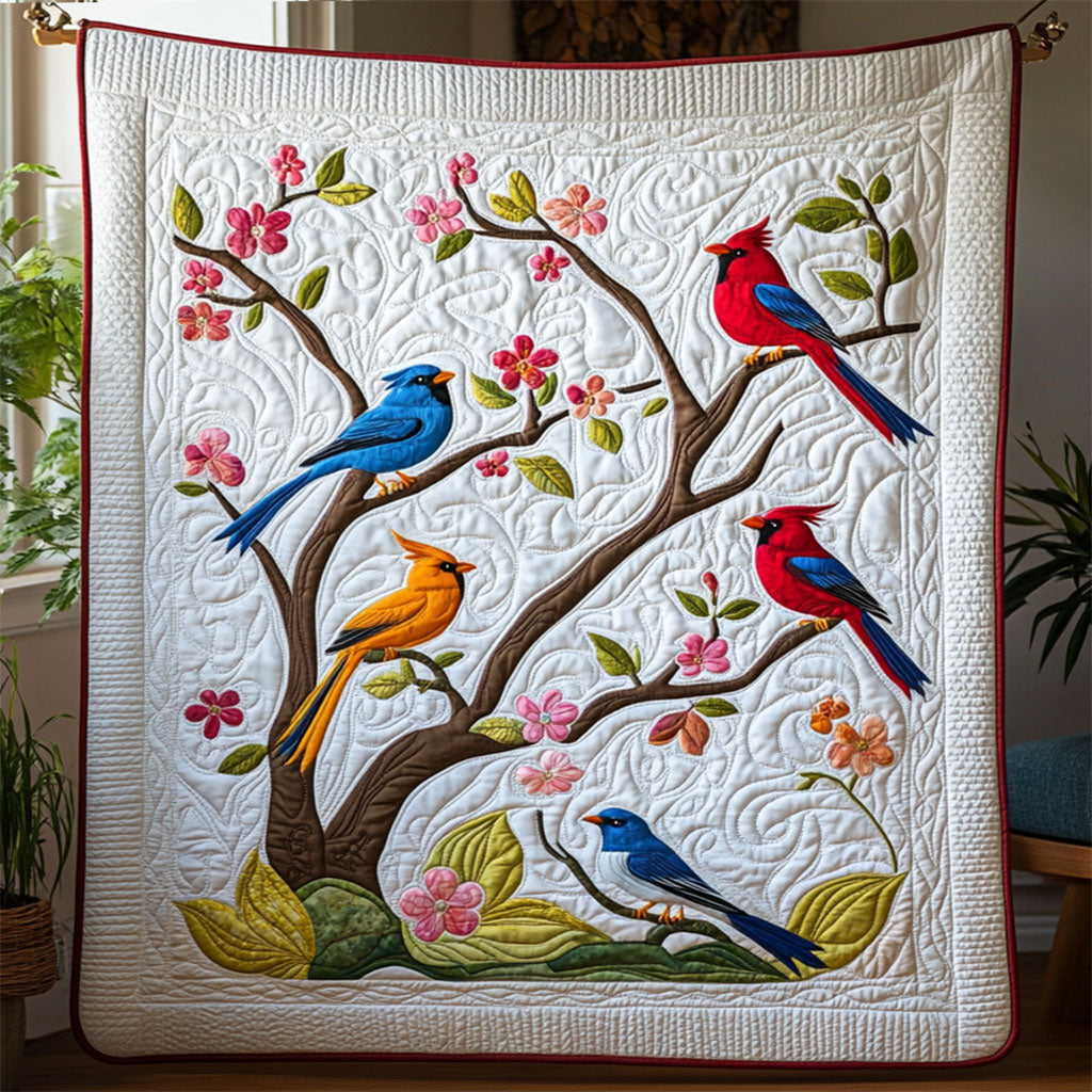 A Garden Of Feathers WY0204001CL Quilt