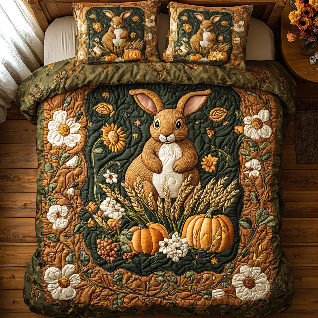 Rabbit Of Golden Fields WY2208038CL Duvet Cover Set