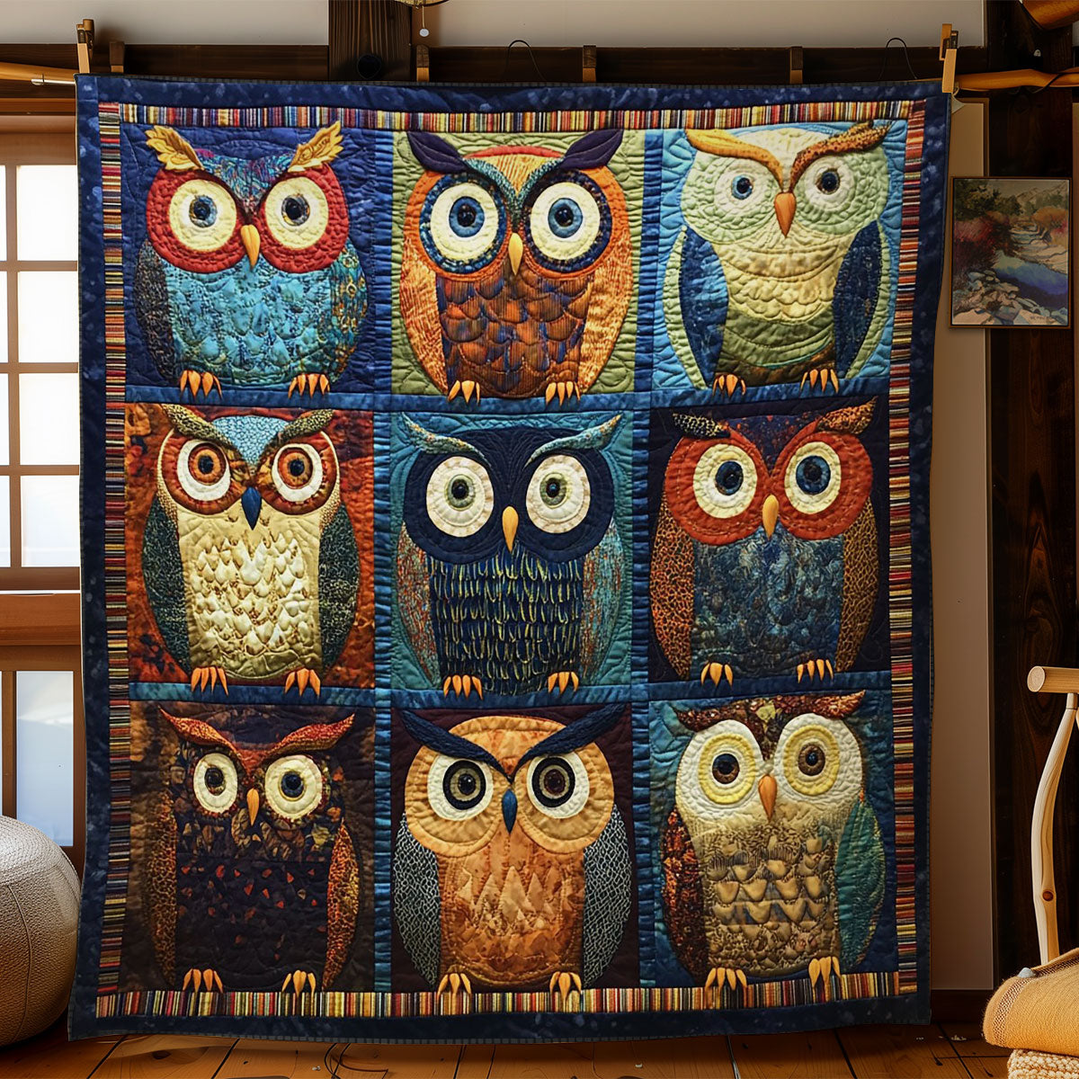 Moonlit Owls WY1203066CL Quilt