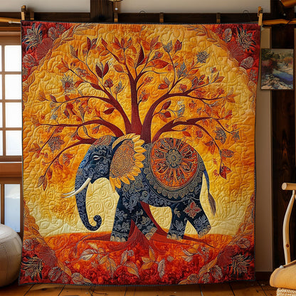 Mystic Elephant AndTree WY1002113CL Quilt