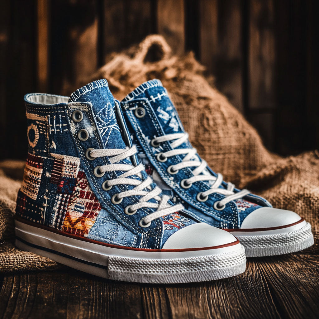 Backroad Blues WJ0509032CL Canvas High-Tops