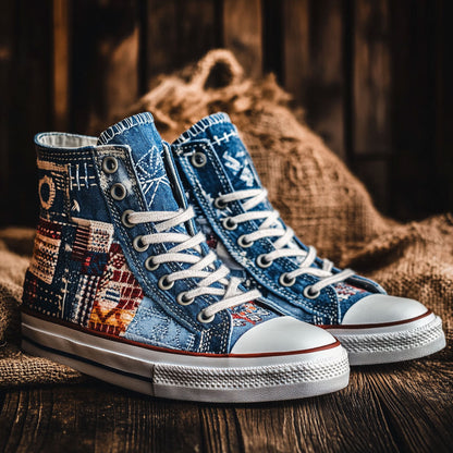 Backroad Blues WJ0509032CL Canvas High-Tops