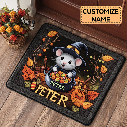 Spooky Nibble CP1808003CL Personalized Doormat
