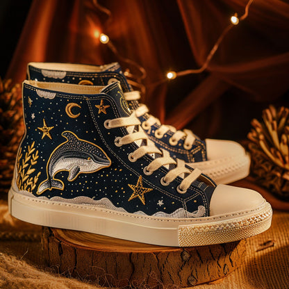 Starlit Splash WJ0409018CL Canvas High-Tops