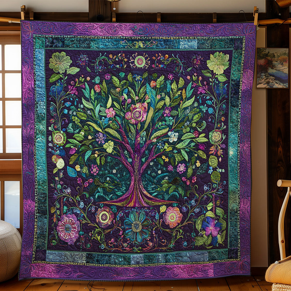 Mystic Tree WY1002121CL Quilt