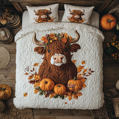 Pumpkin Fluffy WY2305048CL Duvet Cover Set