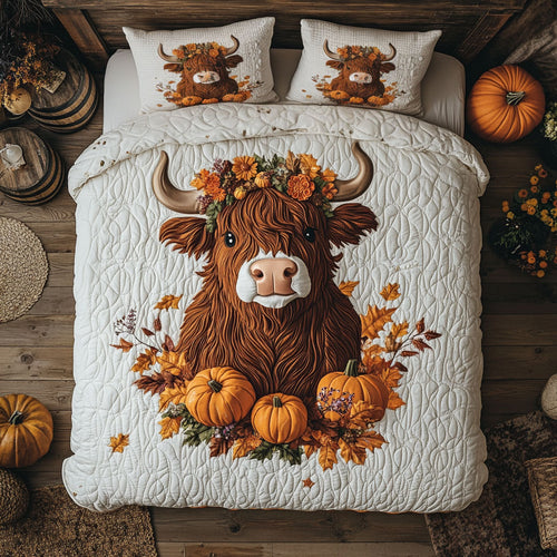 Pumpkin Fluffy WY2305048CL Duvet Cover Set
