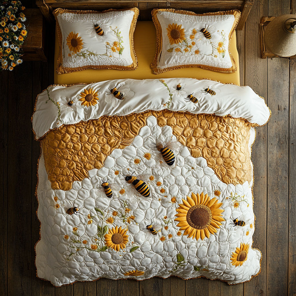 Sunlit Hive WY2403103CL Duvet Cover Set