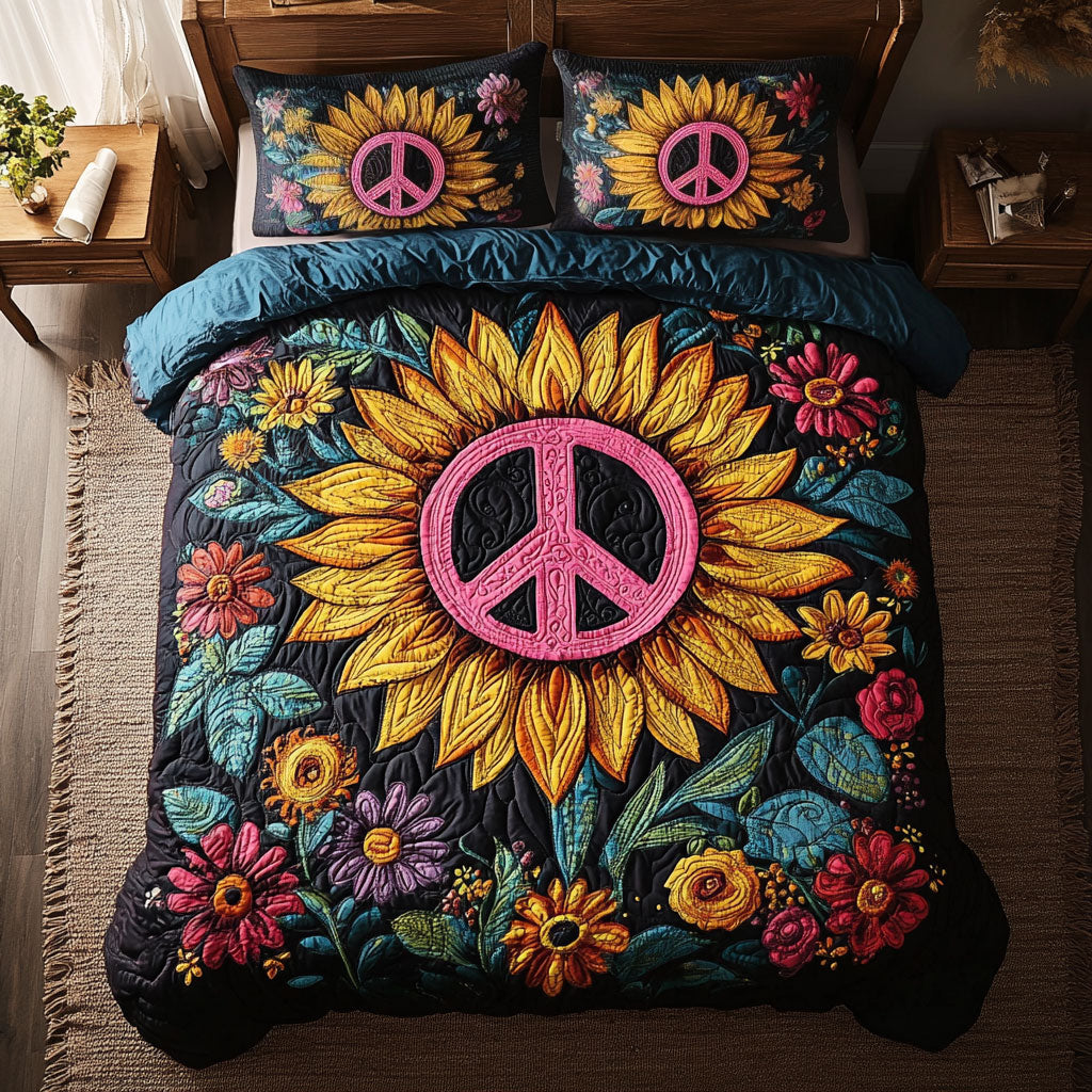 Hippie Sunburst WY1404015CL Duvet Cover Set