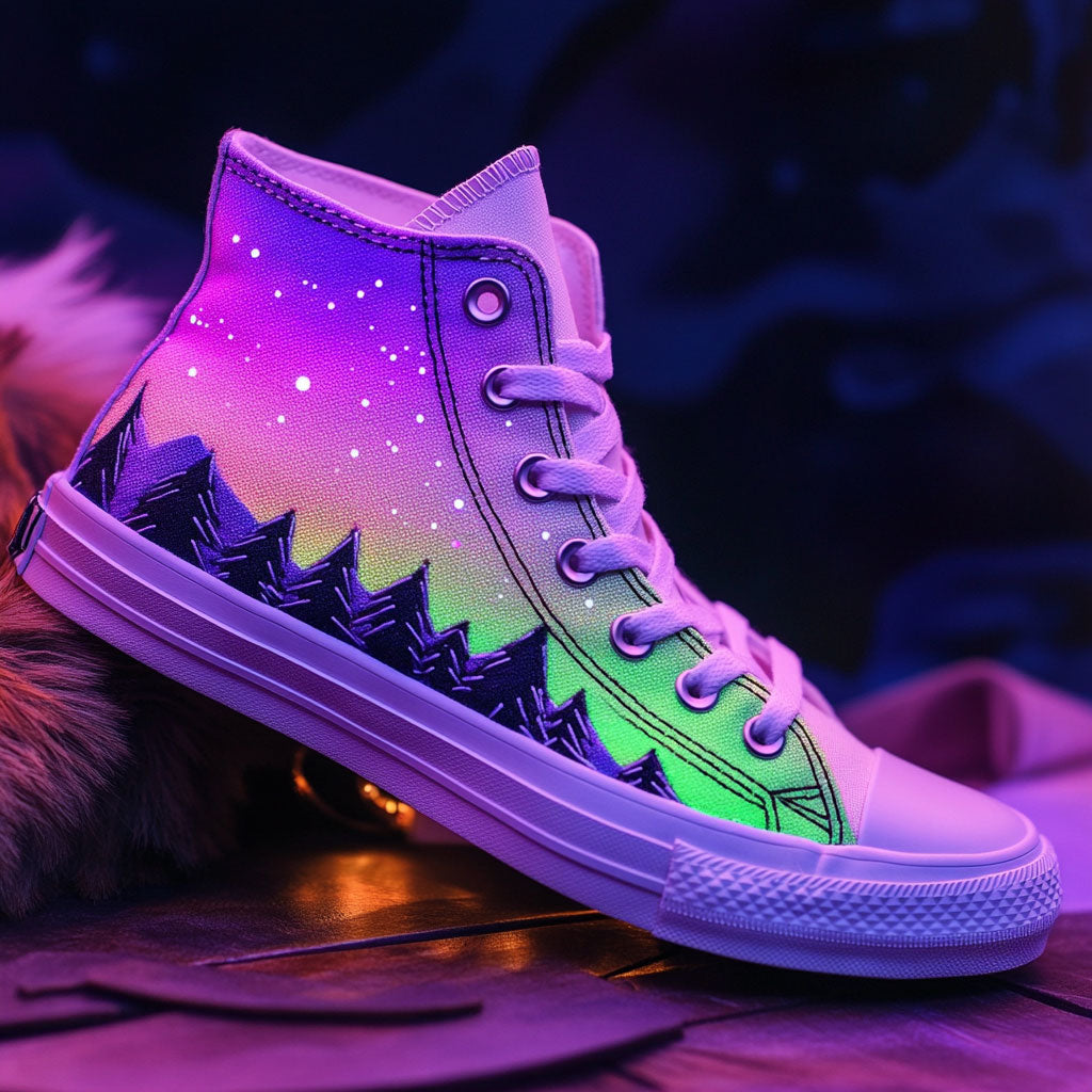 Celestial Pines WJ0509017CL Canvas High-Tops