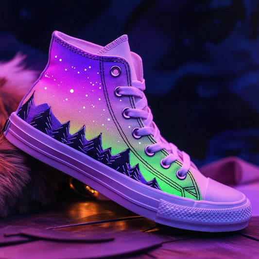 Celestial Pines WJ0509017CL Canvas High-Tops