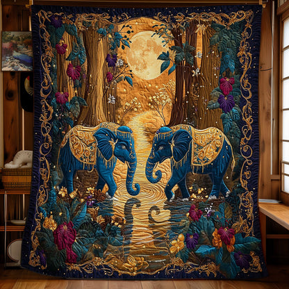 Enchanted Elephant Reverie WY1003013CL Quilt