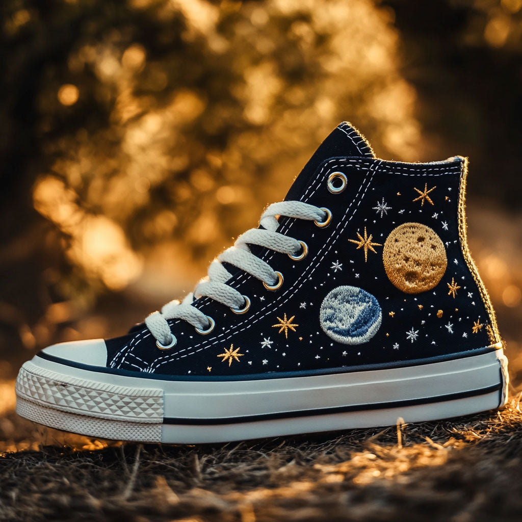 Orbital Drift WJ0409012CL Canvas High-Tops