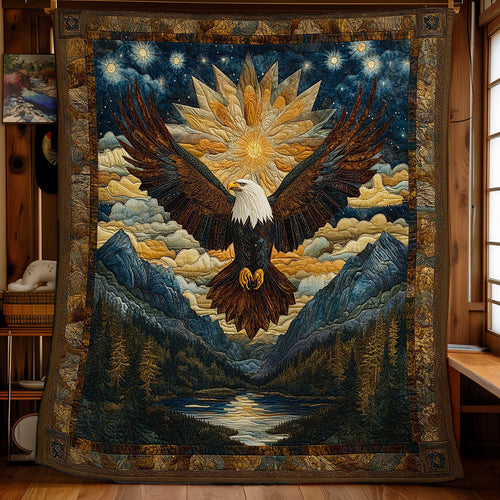 Eagle In Forest WY1002053CL Quilt