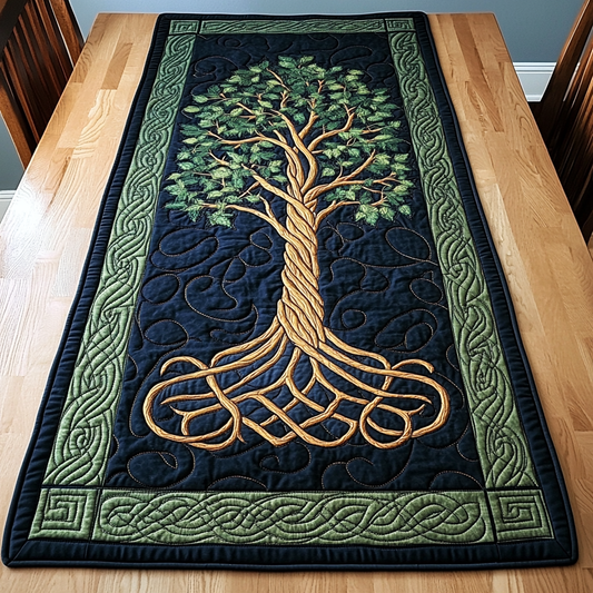 Mystic Tree Of Life WY0901136CL Quilted Table Runner