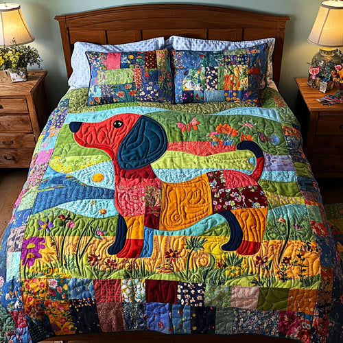 Whimsy Dachshund WY0703082CL Duvet Cover Set